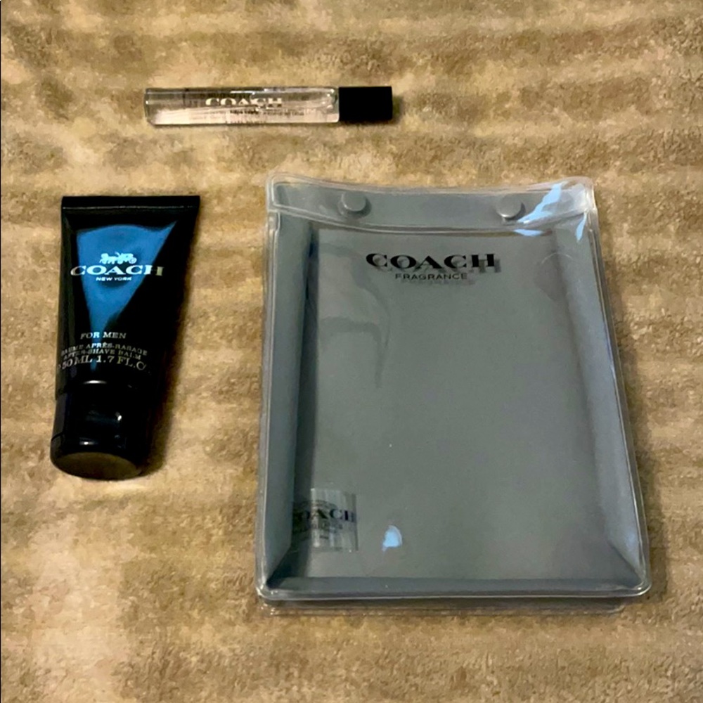 New Men’s Coach Toiletries Bundle